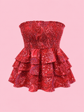baby doll flowy tube top