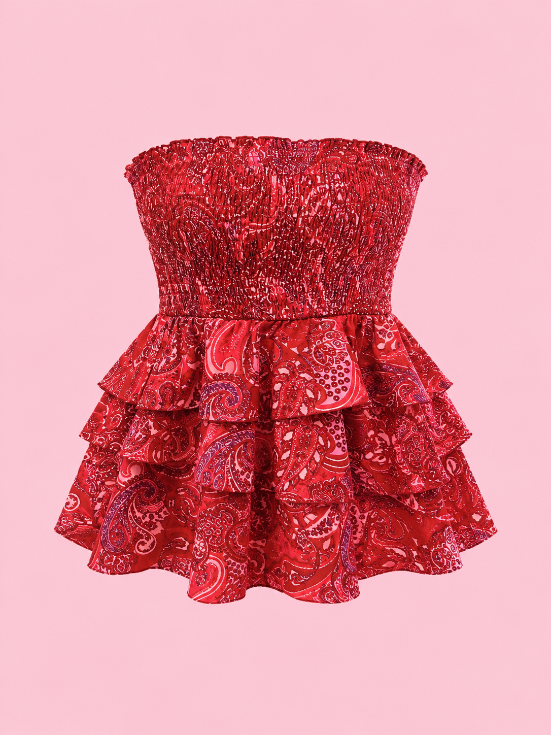 baby doll flowy tube top