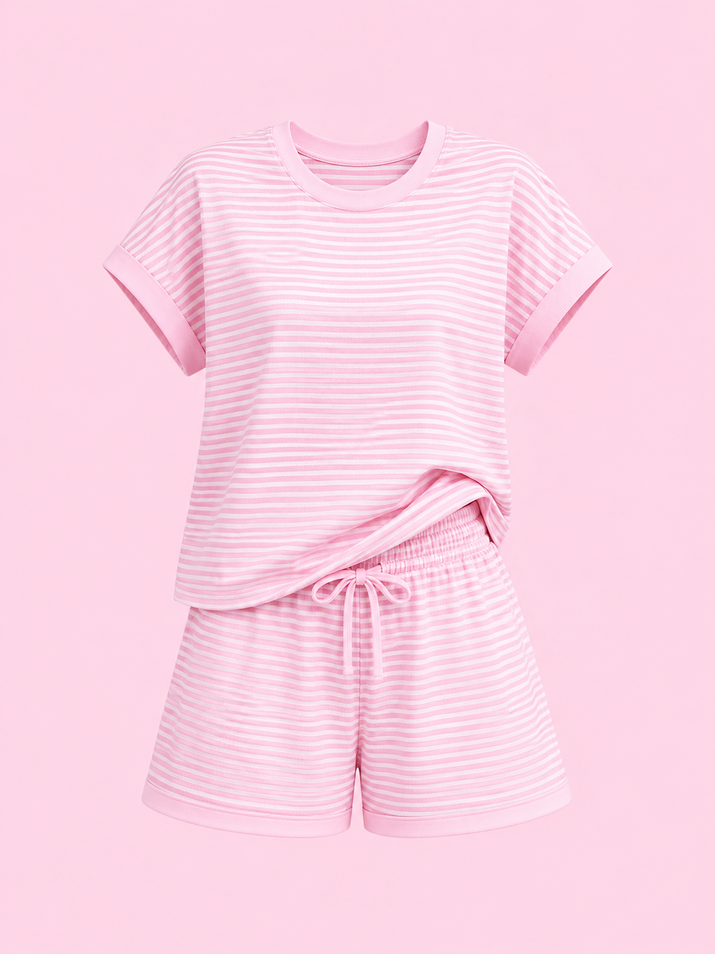 striped two piece set