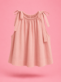 bow strapped flowy tank top