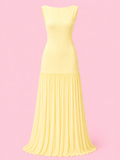 full size sleeveless top and pleated maxi skirt set