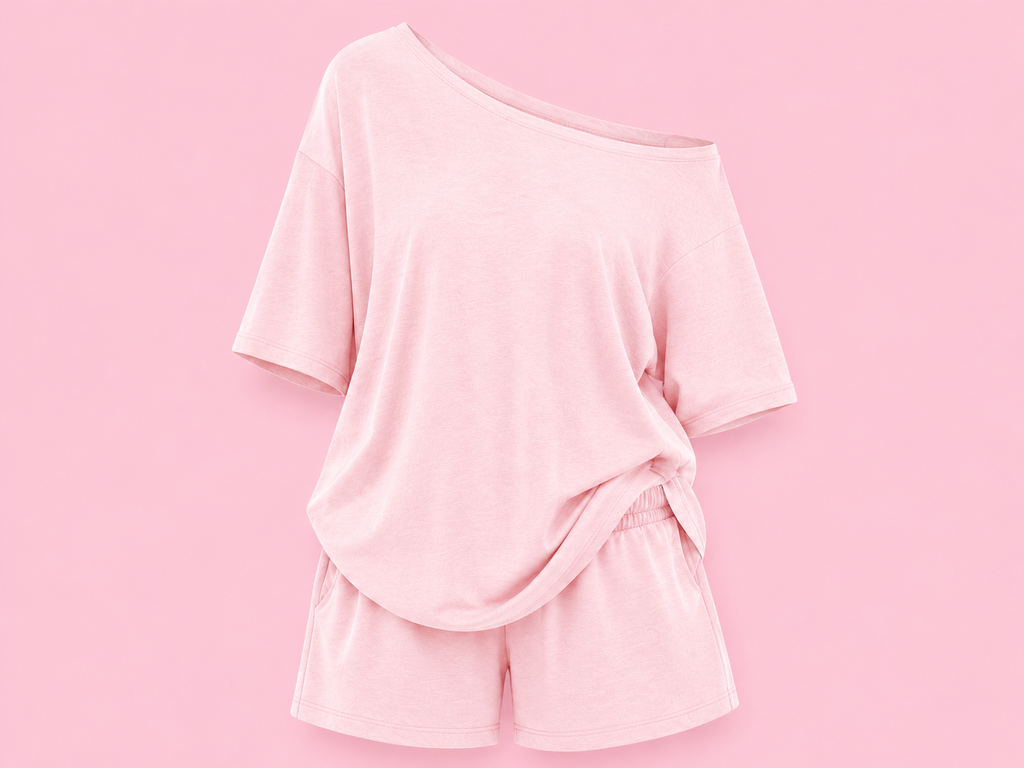 off the shoulder two piece lounge set