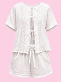 two piece lace set