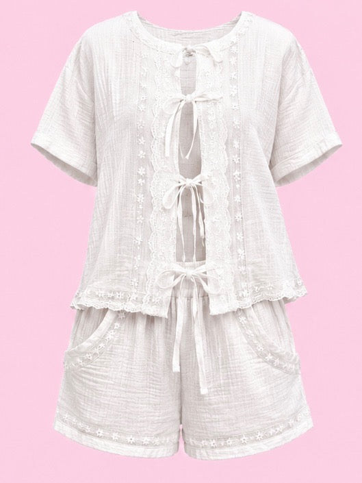 two piece lace set