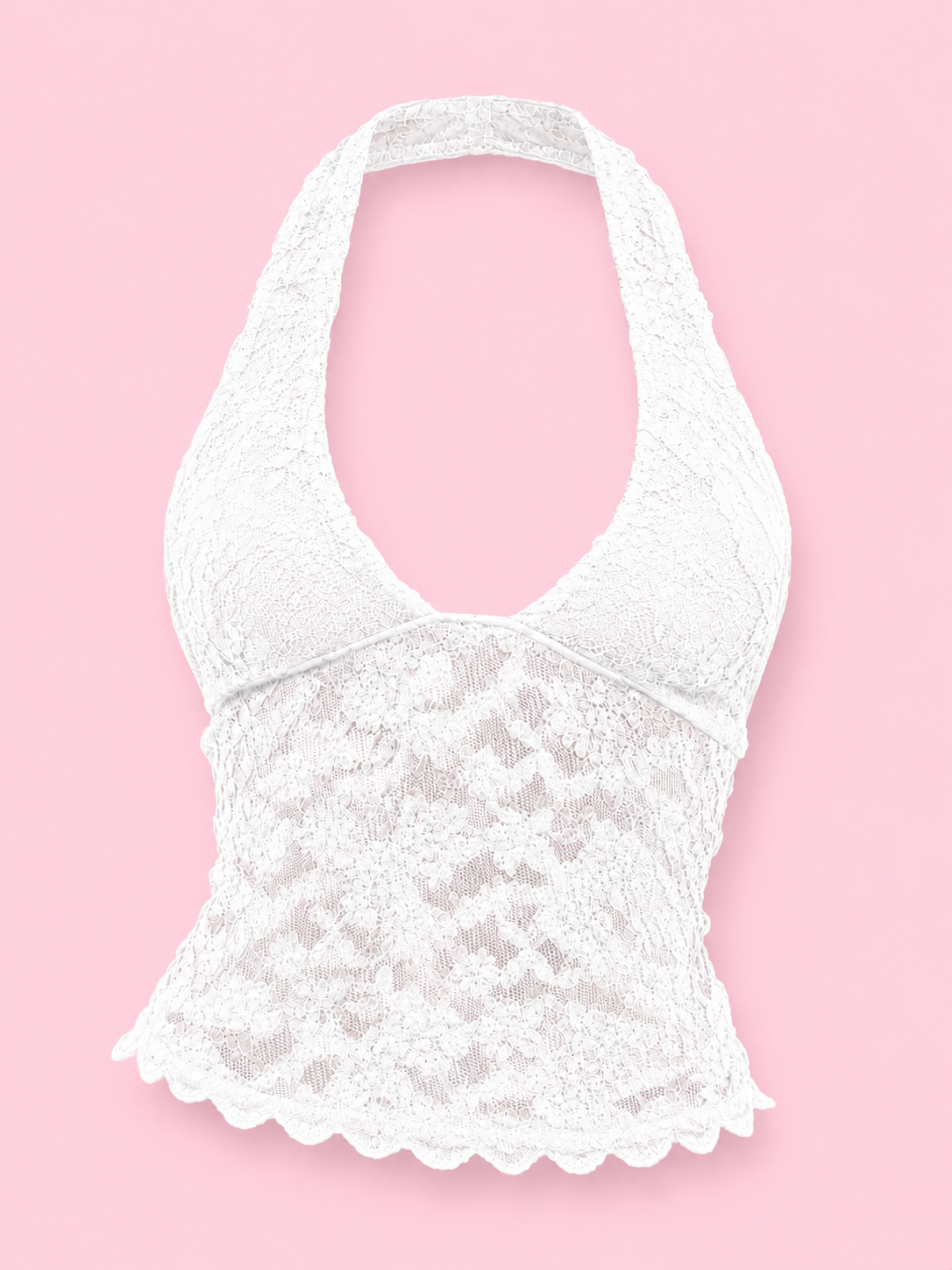 lace halter top