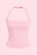 Ribbed Square Neck Cami