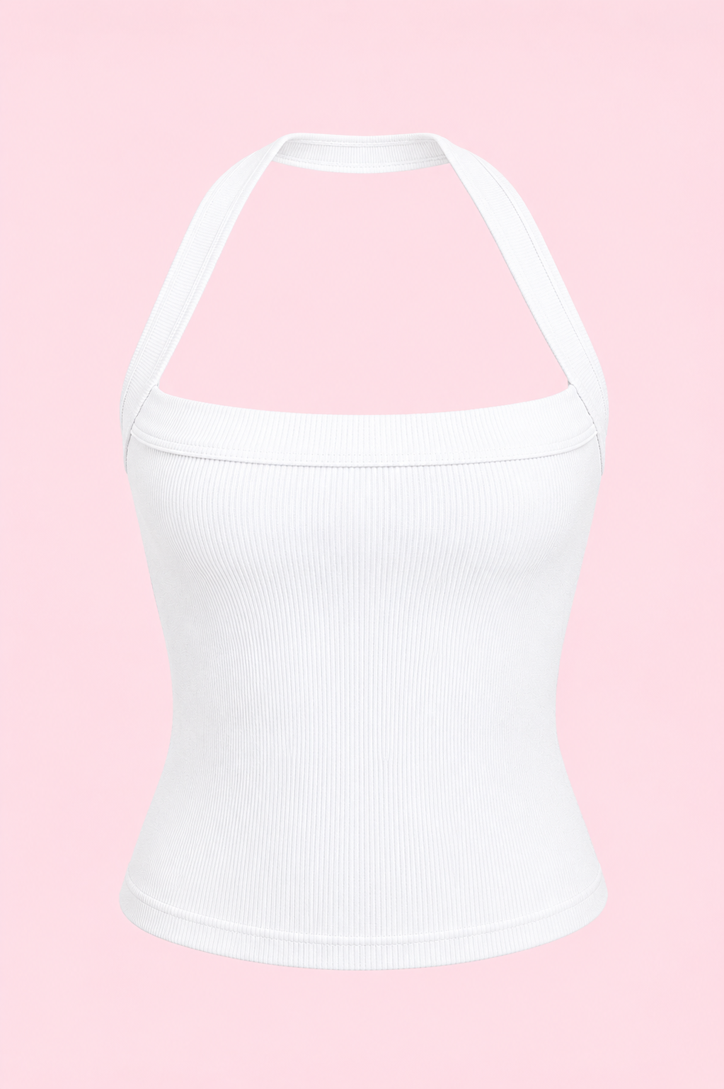 Ribbed Square Neck Cami