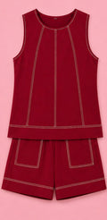 classy two piece crewneck set