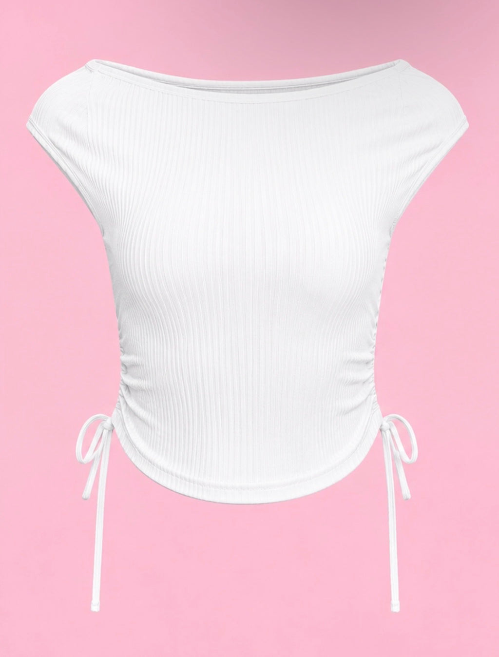 backless white cami