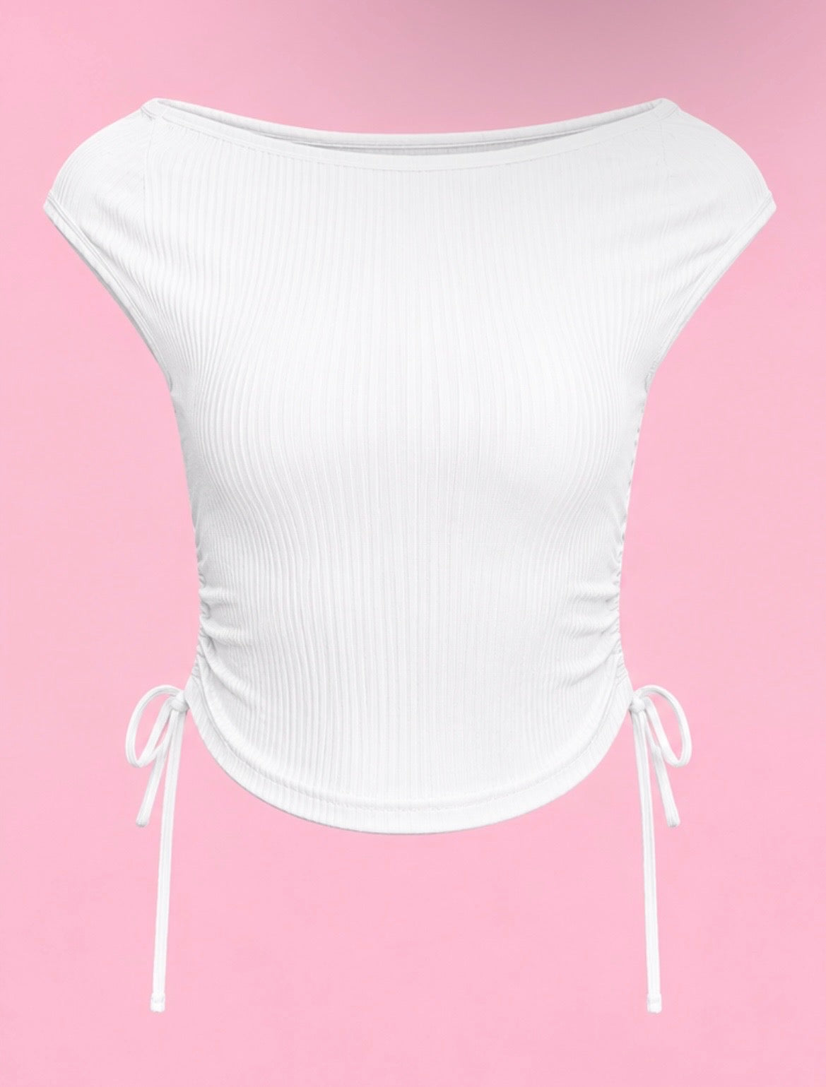 backless white cami